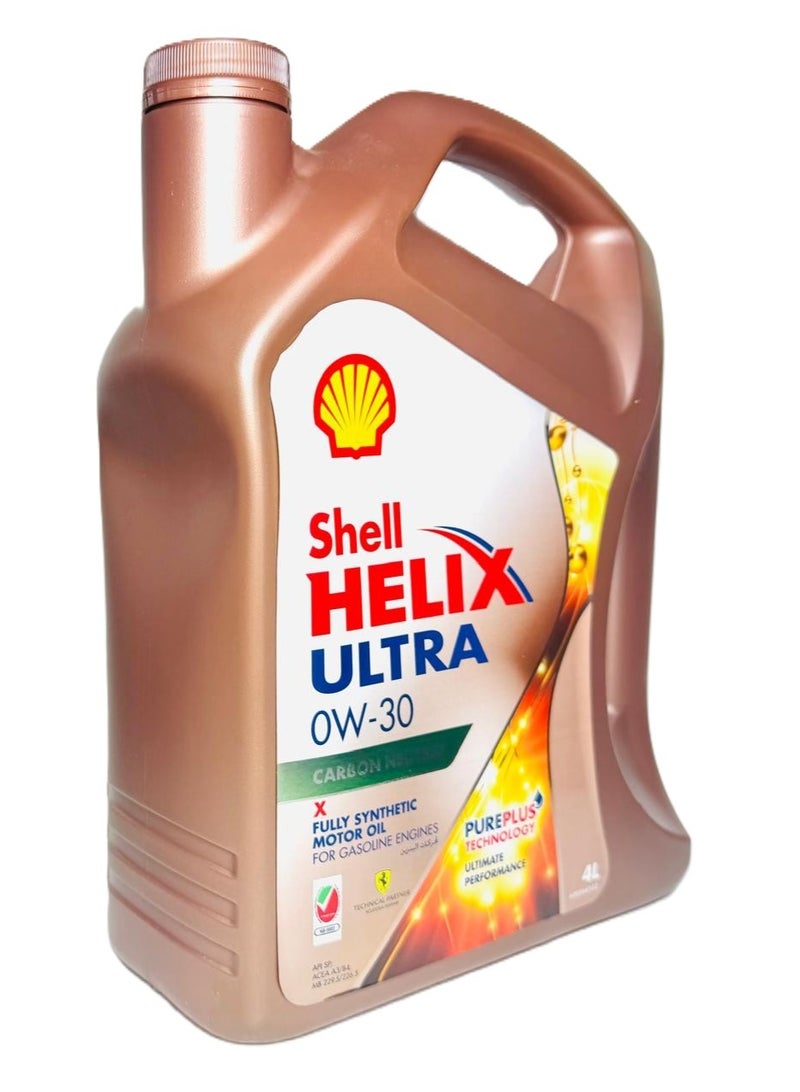 شل زيت محركات هيلكس ألترا الاصطناعي بالكامل SP، 0W-30، سعة 4 لترات - Image 5